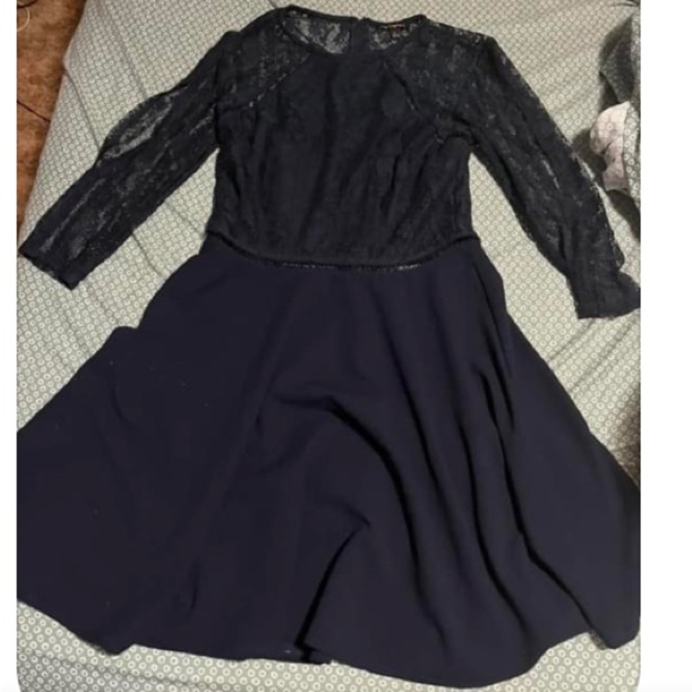 City Triangles Navy Blue Dress Short
